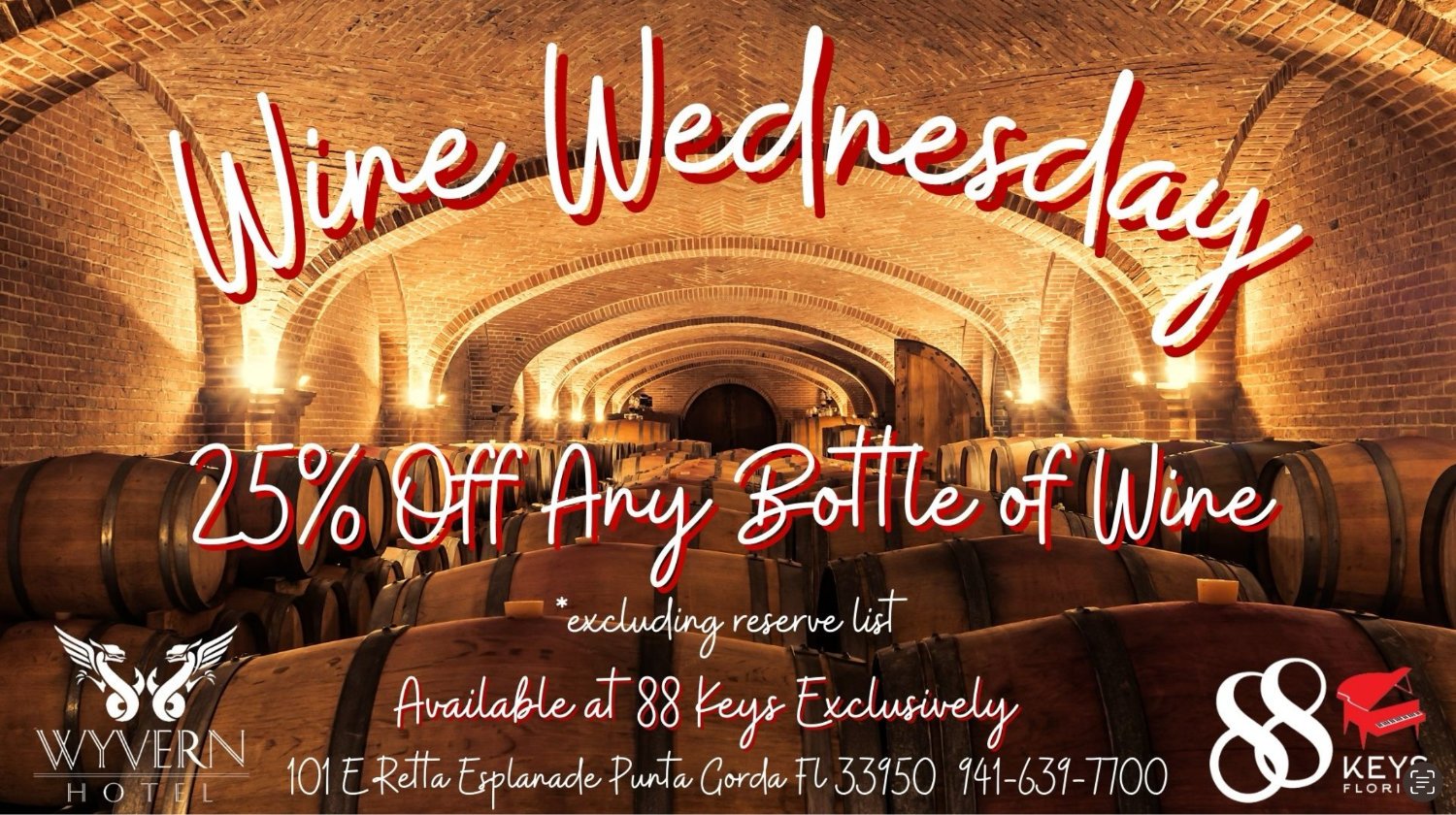 Wine Wednesday at 88 Keys